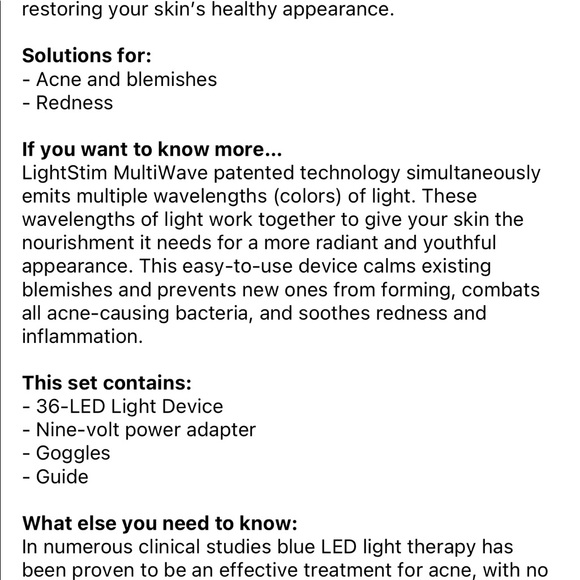 LED LightStim for Acne - Picture 6 of 7